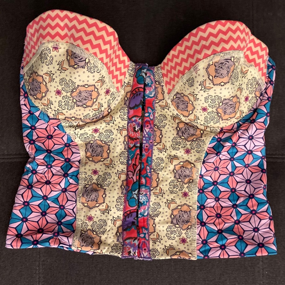 Maaji Multicolor Patterned Bikini Top